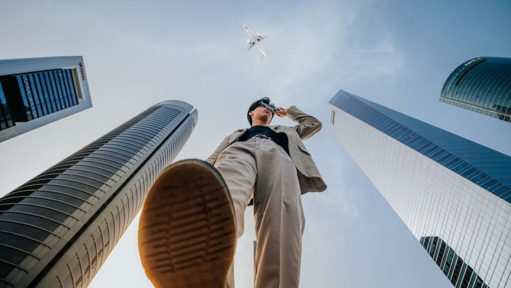 อยากให้ตัวแบบดูมีพลัง : Worm’s-eye View